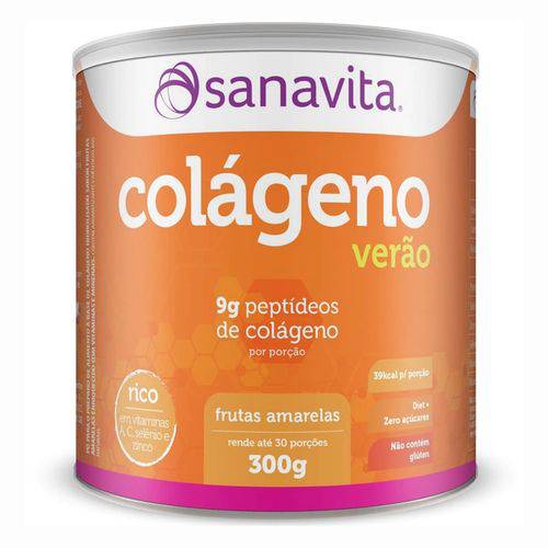 Colágeno Verão - Sanavita - 300g - Frutas Amarelas