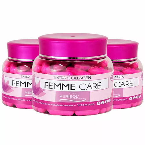 Colágeno Verisol Femme Care - 3x 90 Cápsulas - Unilife