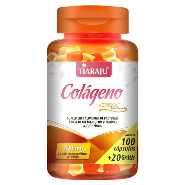 Colágeno Verisol Tiaraju 420mg C/100+20 (120 Cápsulas)