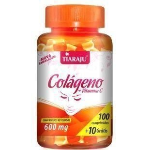 Colágeno + Vitamina C 600mg - 100+10 Cápsulas - Tiaraju