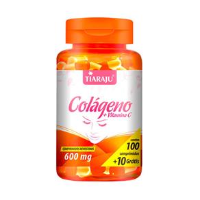 Colágeno + Vitamina C Tiaraju - 100+10 Comprimidos 600mg