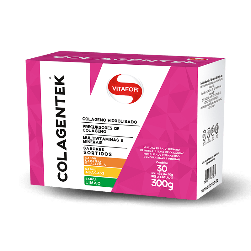 Colagentek - Colágeno (30sachês-10g) Vitafor