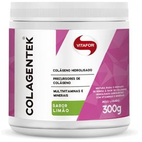 Colagentek (Colágeno Hidrolisado) 300g - Vitafor - LIMÃO
