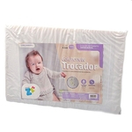 Colchonete Trocador de Fraldas Impermeável Látex Sintético Fácil de Limpar Conforto ao Bebê - Trocador Reto Baby 60x41