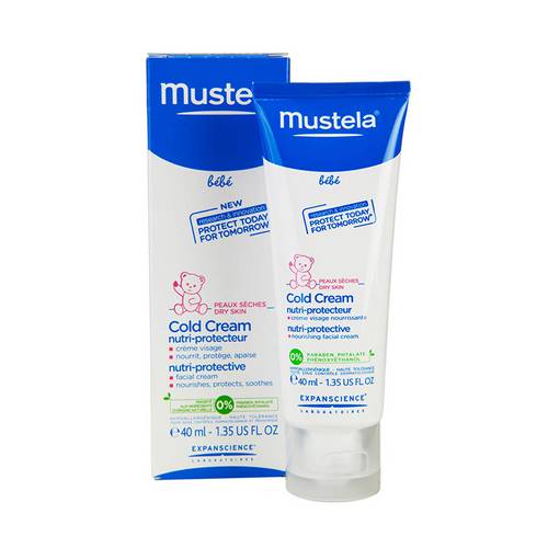 Cold Cream Nutri Protective Mustela com 40 Ml