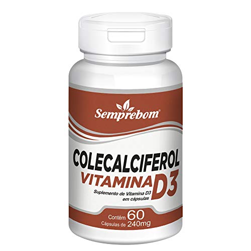 Colecalciferol Vitamina D3 Semprebom – 60 Cap. de 240 Mg.