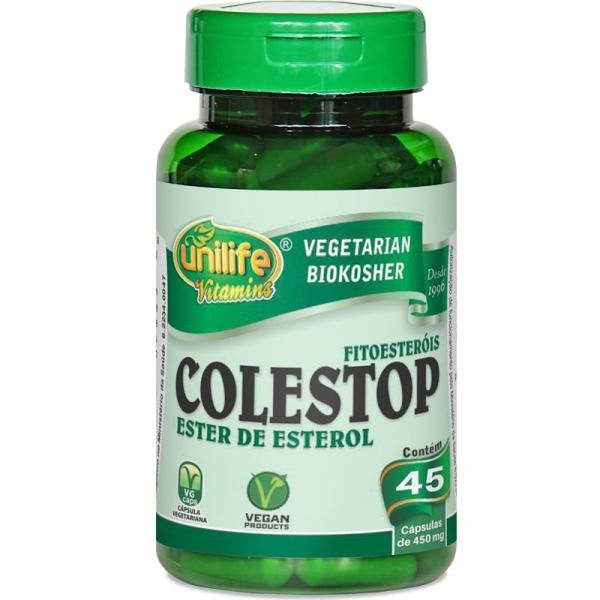 Colestop Ester de Esterol (Fitoesteróis) 45 Cápsulas Unilife