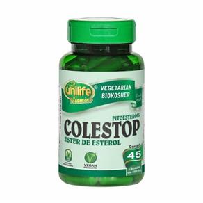 Colestop Ester de Esterol (Fitoesteróis) - Sem Sabor - 45 Cápsulas