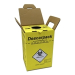 Coletor Material Perfurocortante Papelão Descarpack 3L