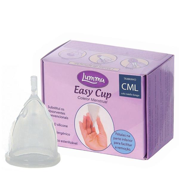 Coletor Menstrual Easy Cup - CML (Colo Médio Longo) - Lumma