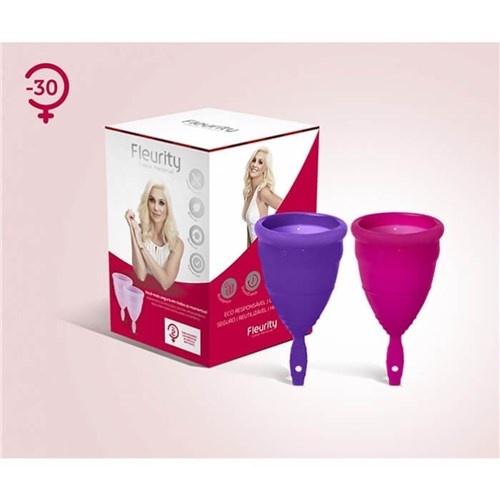 Coletor Menstrual Fleurity Tipo 2 (2 Uni por Kit)