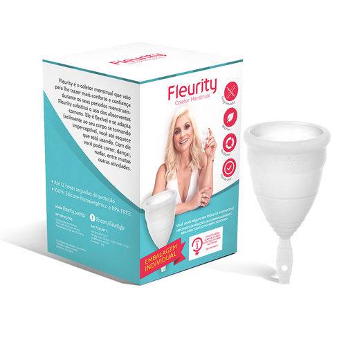 Coletor Menstrual Fleurity Tipo 2 Sem Pigmento 1 Unidade