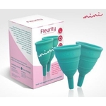 Coletor Menstrual Mini Fleurity - Kit 2 Unidades
