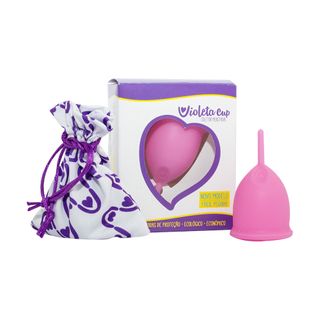 Coletor Menstrual Tipo B (Mulheres Até 29 Anos e Sem Filhos) - Violeta Cup Rosa 1 Un
