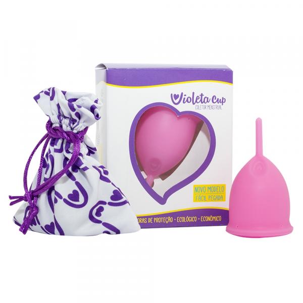 Coletor Menstrual Violeta Cup - Rosa Tipo a
