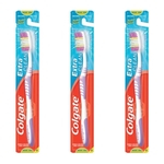 Colgate Extra Clean Escova Dental Média Kit Com 3