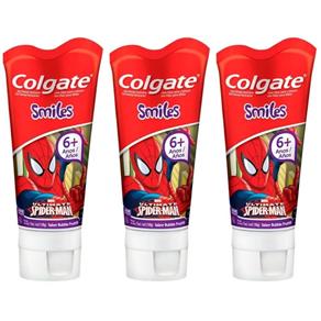 Colgate Kids Spider Man Creme Dental 100g - Kit com 03