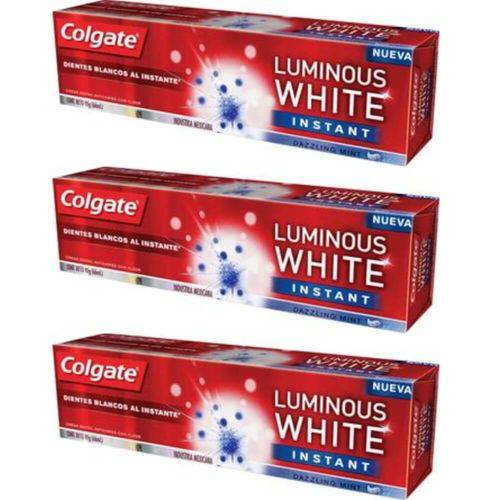 Colgate Luminous Instant White Creme Dental 70g (kit C/03)