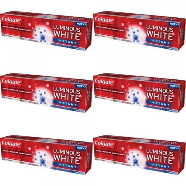 Colgate Luminous Instant White Creme Dental 70g (Kit C/06)