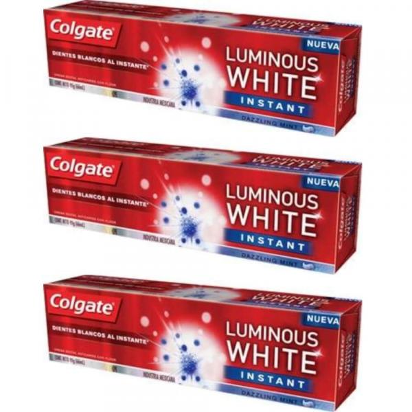 Colgate Luminous Instant White Creme Dental 70g (kit C/03)