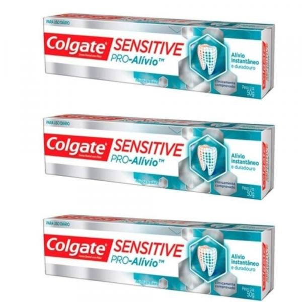 Colgate Pro Alivio Sensitive Creme Dental 50g (Kit C/03)