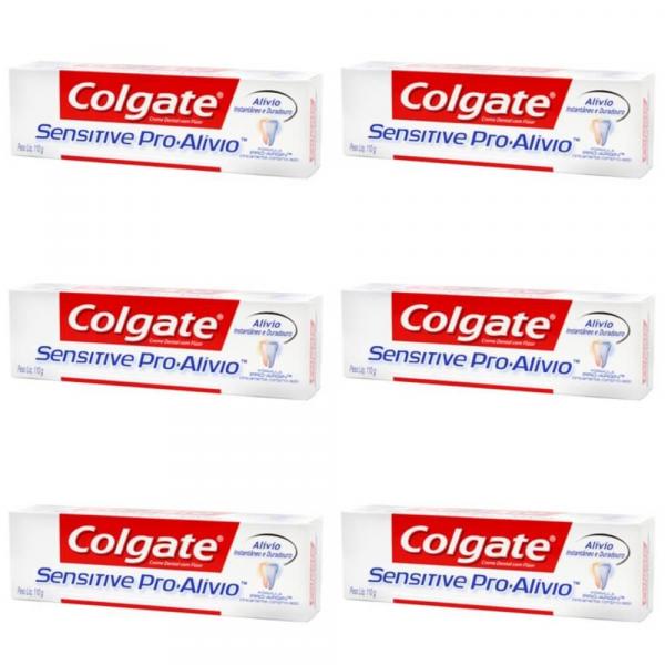 Colgate Sensitive Creme Dental Branqueador 110g (Kit C/06)