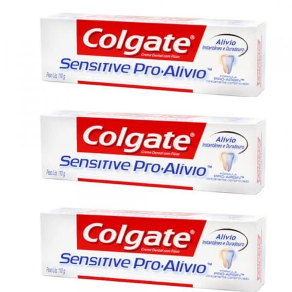 Colgate Sensitive Creme Dental Branqueador 110g (kit C/03)