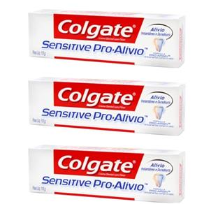 Colgate Sensitive Creme Dental Branqueador 110g - Kit com 03