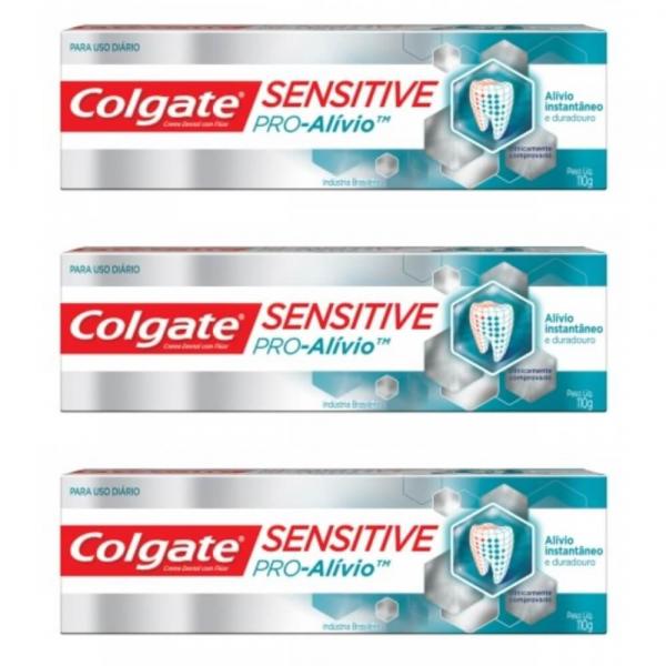 Colgate Sensitive Pro Alivio Creme Dental 110g (Kit C/03)