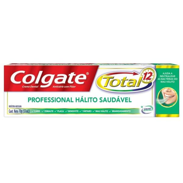 Colgate Total 12 Hálito Saudável Creme Dental 70g