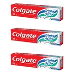 Colgate Tripla Ação Menta Original Creme Dental 90g (kit C/03)