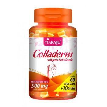 Colladerm (Colágeno Hidrolisado) 500mg, 60 + 10 Cápsulas - Tiaraju