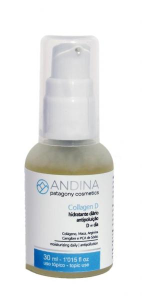 Collagen D - Hidratante Diário Antipoluição com Maca dos Andes da Patagônia 30ml - Andina