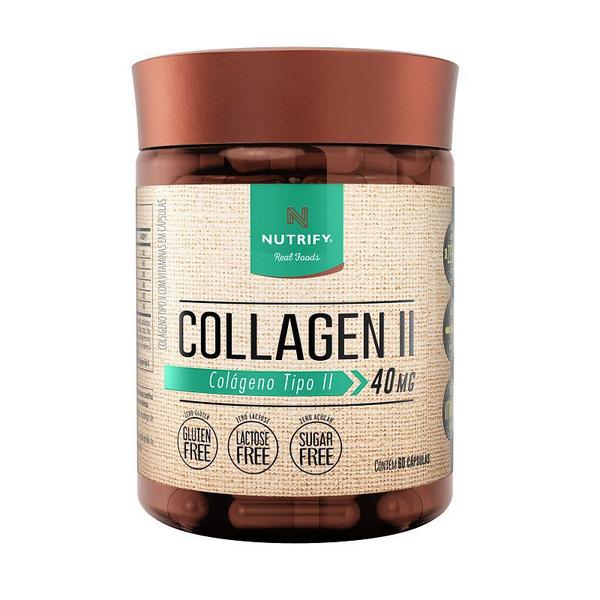 COLLAGEN II 40MG - Colágeno Tipo 2 (60 Caps) - NUTRIFY