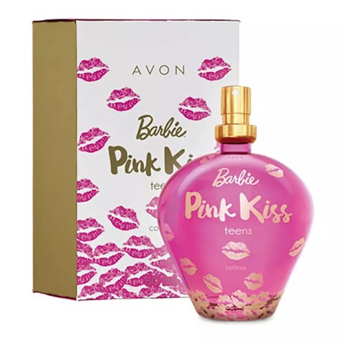 Colônia Barbie Pink Kiss Avon