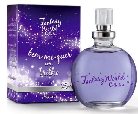 Colônia Desodorante Fantasy Word Bem-Me-Quer com Brilho Feminina 25Ml...
