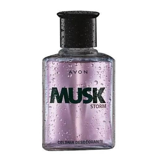 Colônia Desodorante Musk Storm 90ml - Avon