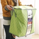 Color Bamboo Charcoal Non-woven Clothing Storage Bag