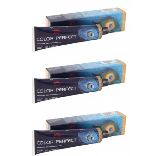 Color Perfect Coloração Capilar 2.0 Preto (kit C/03)