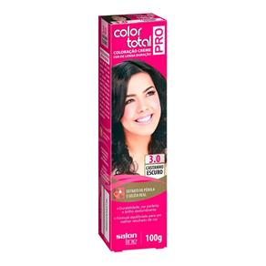 Color Total Pro Salon Line Coloração Creme - 3.0 Castanho Escuro