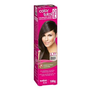 Color Total Pro Salon Line Coloração Creme - 5.77 Marrom Brownie