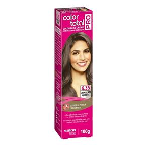 Color Total Pro Salon Line Coloração Creme - 6.35 Chocolate Quente