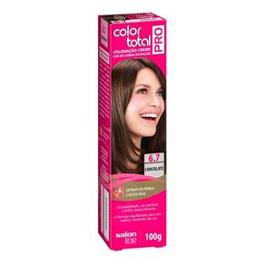 Color Total Pro Salon Line Coloração Creme - 6.7 Chocolate