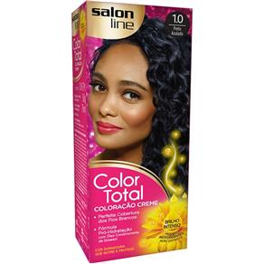 Color Total Salon Line Coloração Cor 1.0 Preto Azulado