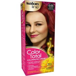 Color Total Salon Line Coloração Cor 6.66 Louro Escuro Vermelho Intenso