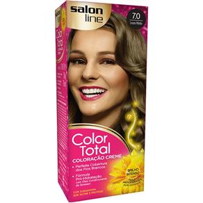 Color Total Salon Line Coloração Cor 7.0 Louro Médio
