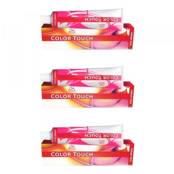 Color Touch Tonalizante 6.37 Louro Escuro Dourado Marrom (Kit C/03)
