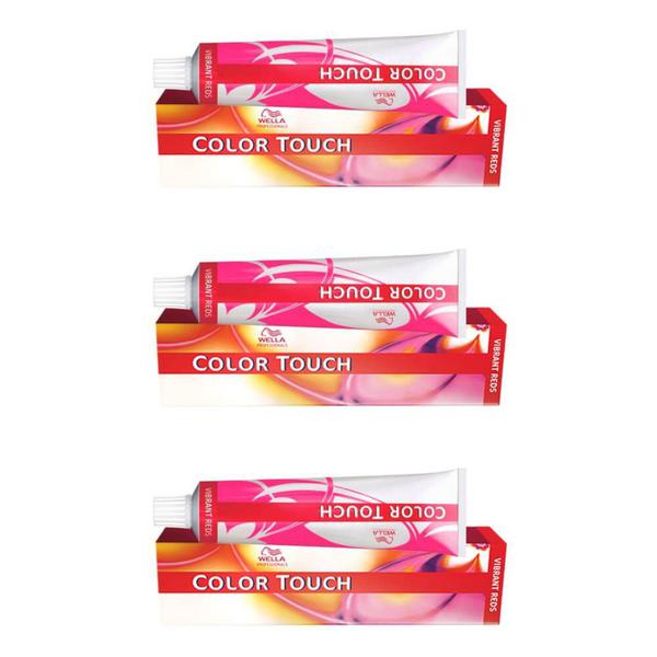 Color Touch Tonalizante 6.45 Louro Escuro Vermelho Acaju (Kit C/03)