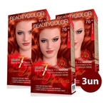 Coloracao Beautycolor 76.44 - Ruivo Absoluto (Kit C/3 )