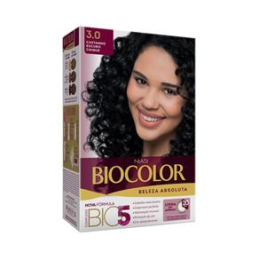 Coloração Biocolor Beleza Absol - 3.0 Castanho Escuro Chique